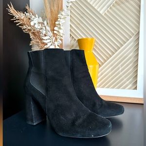 Agenda Suede Booties - Sz 41